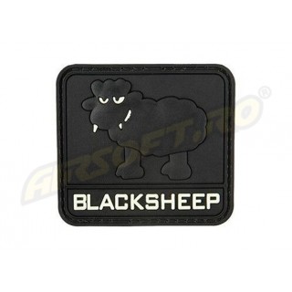 PATCH CAUCIUCAT - BLACK SHEEP - FOSFORESCENT