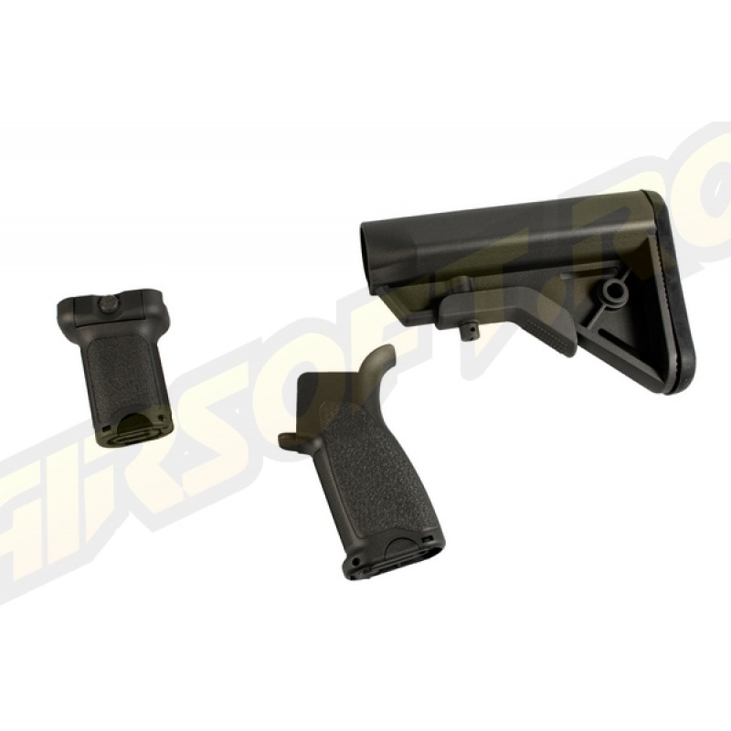 CERAKOTE BR - FURNITURE KIT PT. M4 AEG - DISRUPTIVE GREY - SHORT