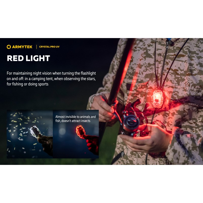 ARMYTEK TORCIA CRYSTAL PRO UV - VERDE