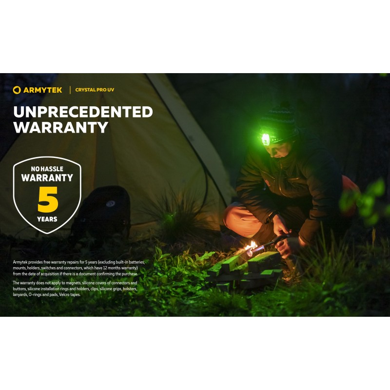ARMYTEK TORCIA CRYSTAL PRO UV - VERDE