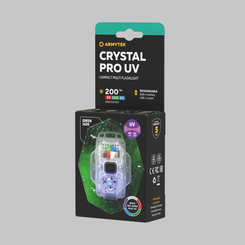 ARMYTEK TORCIA CRYSTAL PRO UV - VERDE