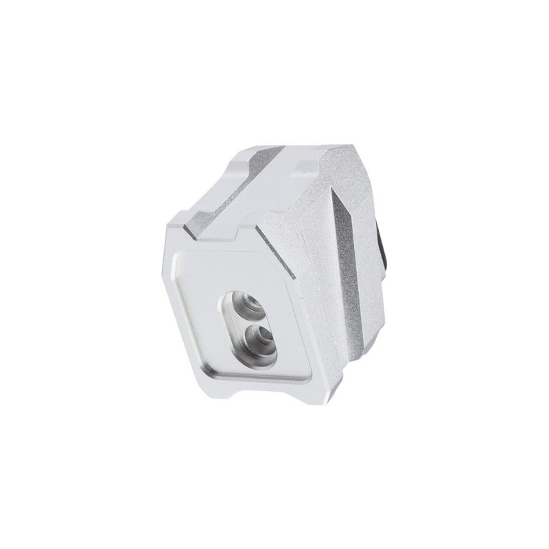 CTM ENLARGED ALUMINUM MAGAZINE BASE PLATE AAP-01 AND G-SERIES - SILVER