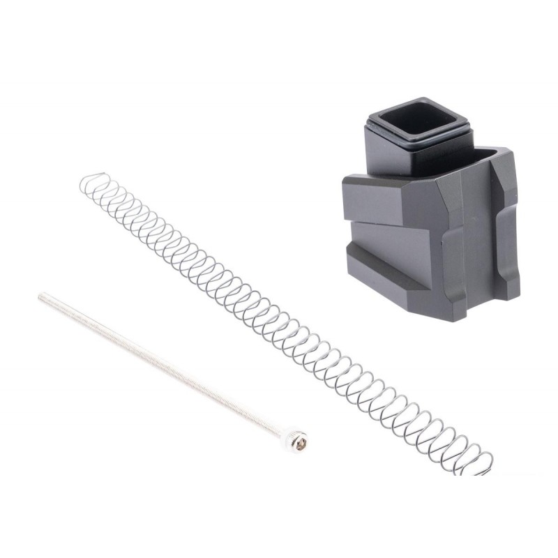 CTM PIASTRA DI BASE ALLARGATA IN ALLUMINIO PER AAP-01 E SERIE G - NERO