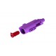 CTM AAP-01 SET NOZZLE RINFORZATO COMPLETO CON VALVOLA CNC - VIOLA