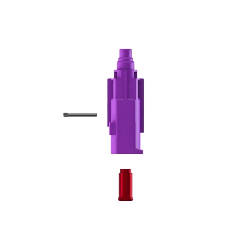 CTM AAP-01 SET NOZZLE RINFORZATO COMPLETO CON VALVOLA CNC - VIOLA