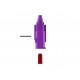 CTM AAP-01 SET NOZZLE RINFORZATO COMPLETO CON VALVOLA CNC - VIOLA