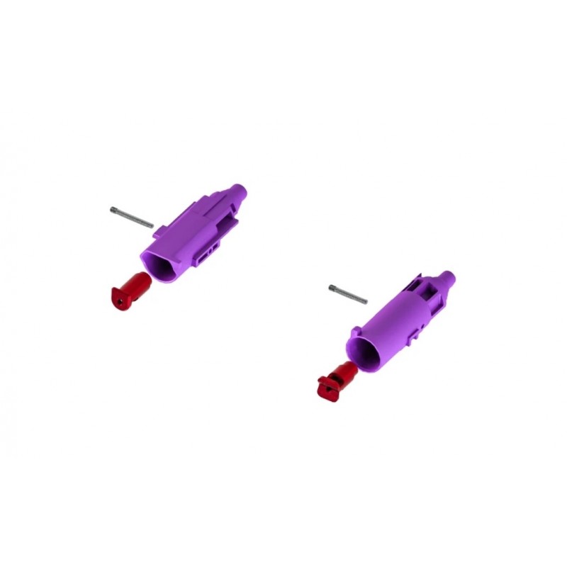 CTM AAP-01 SET NOZZLE RINFORZATO COMPLETO CON VALVOLA CNC - VIOLA