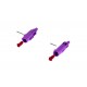 CTM AAP-01 SET NOZZLE RINFORZATO COMPLETO CON VALVOLA CNC - VIOLA