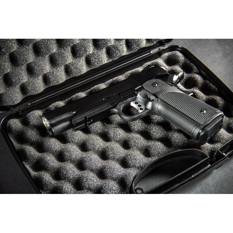 CUSTODIA RIGIDA PER PISTOLA - 32X21X7 - NERA