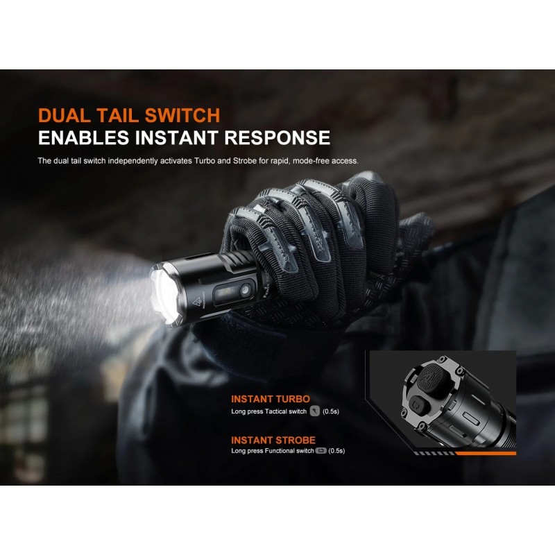 FENIX TORCIA MULTIFUNZIONE PER LE FORZE DELL'ORDINE E PER IL SERVIZIO TK25R