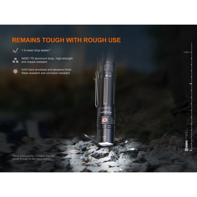 FENIX TORCIA TATTICA COMPATTA RICARICABILE PD36R V2.0