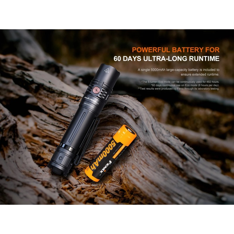 FENIX TORCIA TATTICA COMPATTA RICARICABILE PD36R V2.0