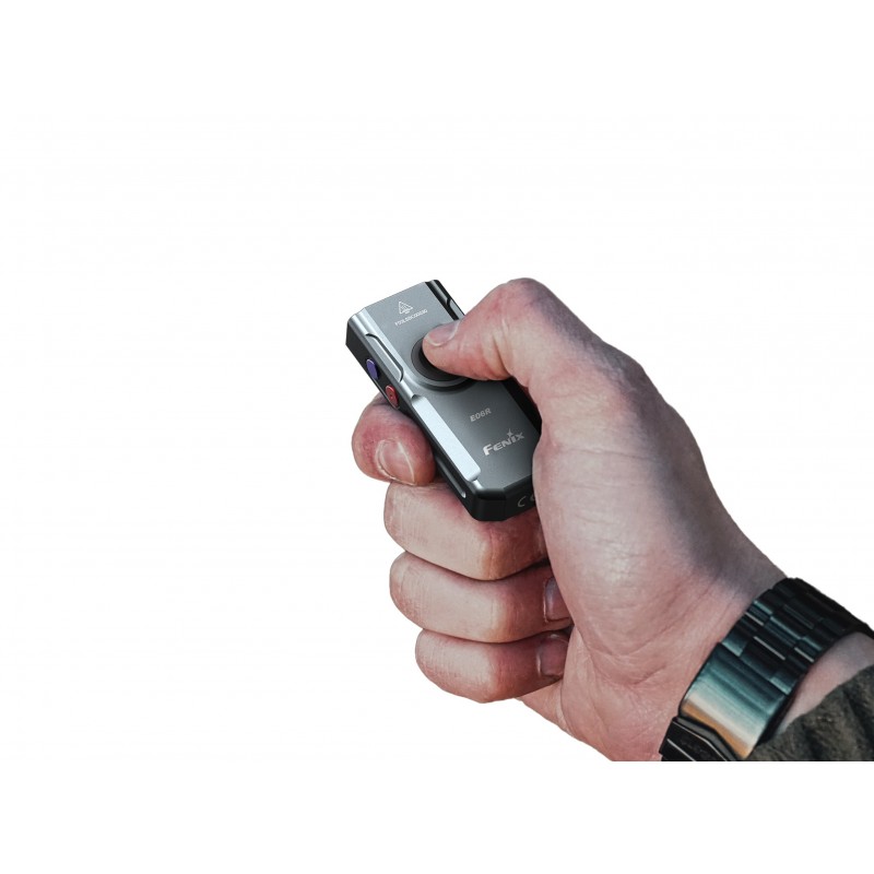 FENIX TORCIA PORTACHIAVI E06R - 3 IN 1 - GRIGIO