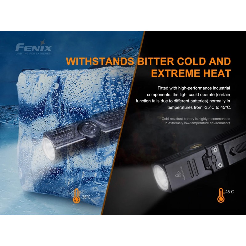 FENIX LAMPADA DA LAVORO RICARICABILE E ORIENTABILE WT25R