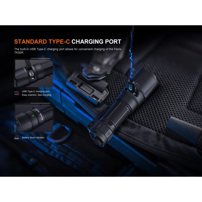 FENIX TK05R TORCIA TATTICA PORTATILE EDC