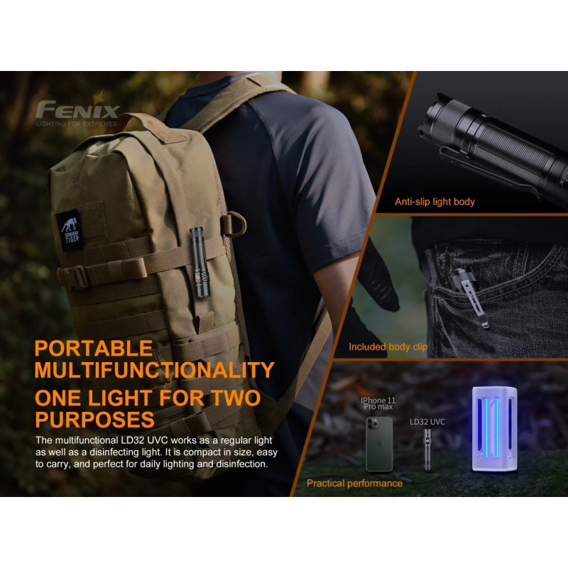 FENIX TORCIA UVC PORTATILE LD32