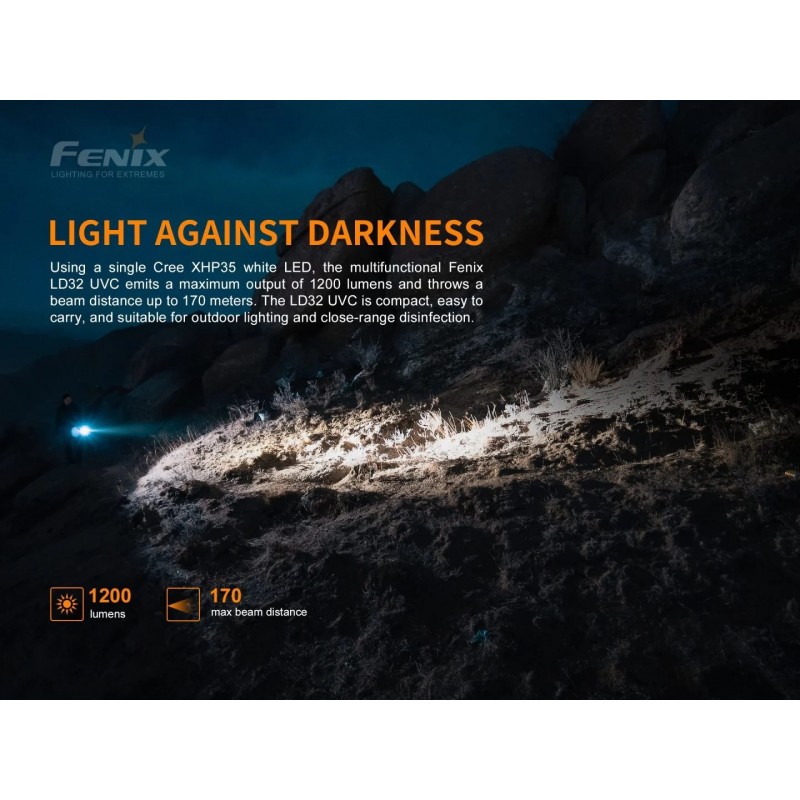 FENIX TORCIA UVC PORTATILE LD32