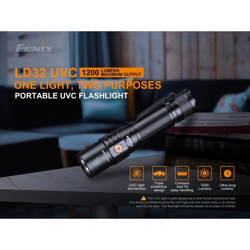 FENIX TORCIA UVC PORTATILE LD32