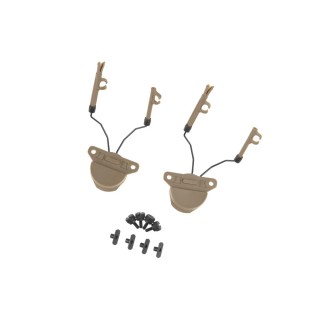 ADATTATORI EXF RAIL PER CUFFIE COMTAC - DARK EARTH