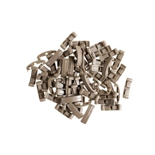 CLIP DI FISSAGGIO - 60 PEZZI - DARK EARTH