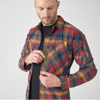 MBDU SHIRT - NYLON SORONA BLEND DARK AUTUMN CHECKERED 