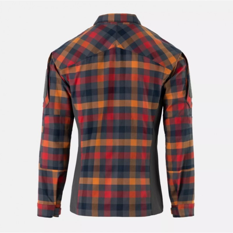 MBDU SHIRT - NYLON SORONA BLEND DARK AUTUMN CHECKERED 
