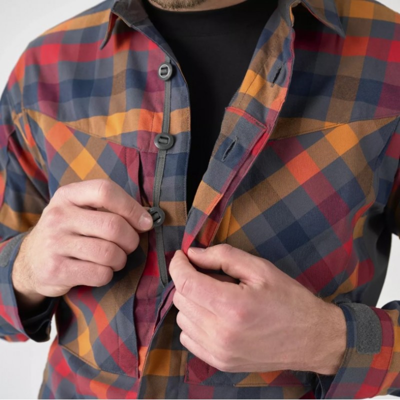MBDU SHIRT - NYLON SORONA BLEND DARK AUTUMN CHECKERED 
