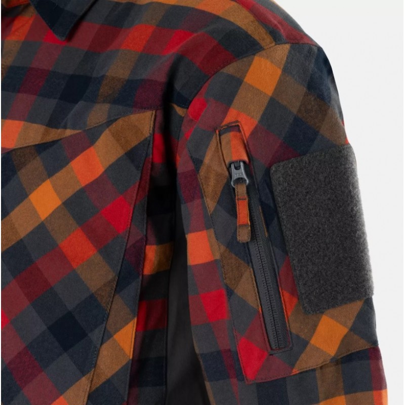 MBDU SHIRT - NYLON SORONA BLEND DARK AUTUMN CHECKERED 