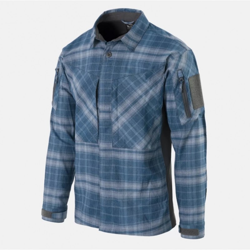 HELIKON-TEX MBDU SHIRT WESTERN BLUE PLAID
