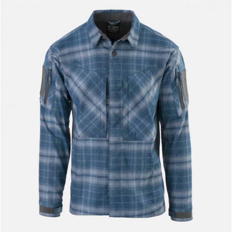 HELIKON-TEX MBDU SHIRT WESTERN BLUE PLAID