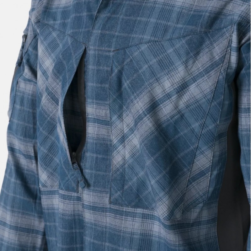 HELIKON-TEX MBDU SHIRT WESTERN BLUE PLAID
