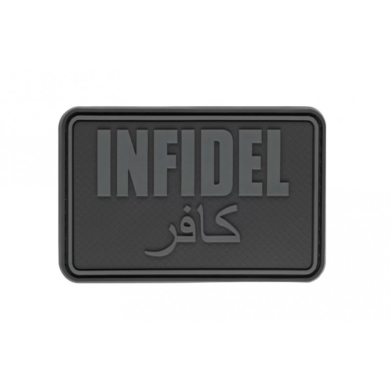 INFIDEL LARGE RUBBER PATCH - BLACKOPS
