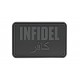 INFIDEL LARGE RUBBER PATCH - BLACKOPS