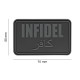 INFIDEL LARGE RUBBER PATCH - BLACKOPS