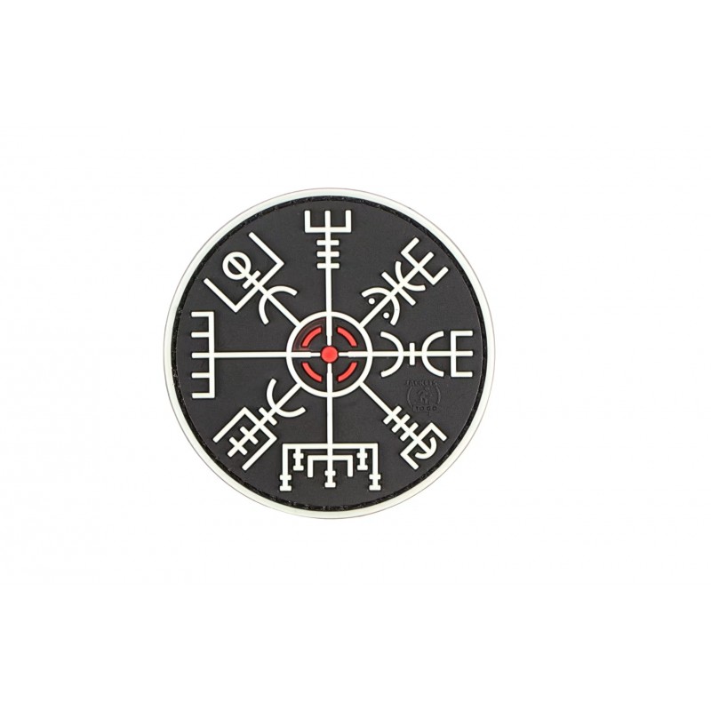 VEGVISIR VIKING COMPASS PATCH GLOW