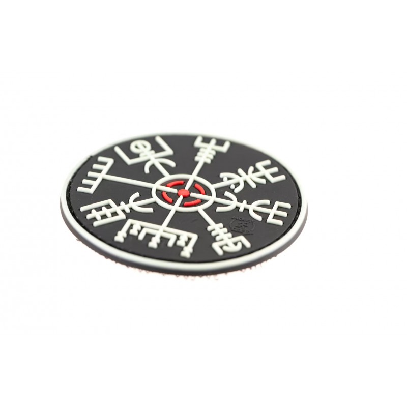 VEGVISIR VIKING COMPASS PATCH GLOW