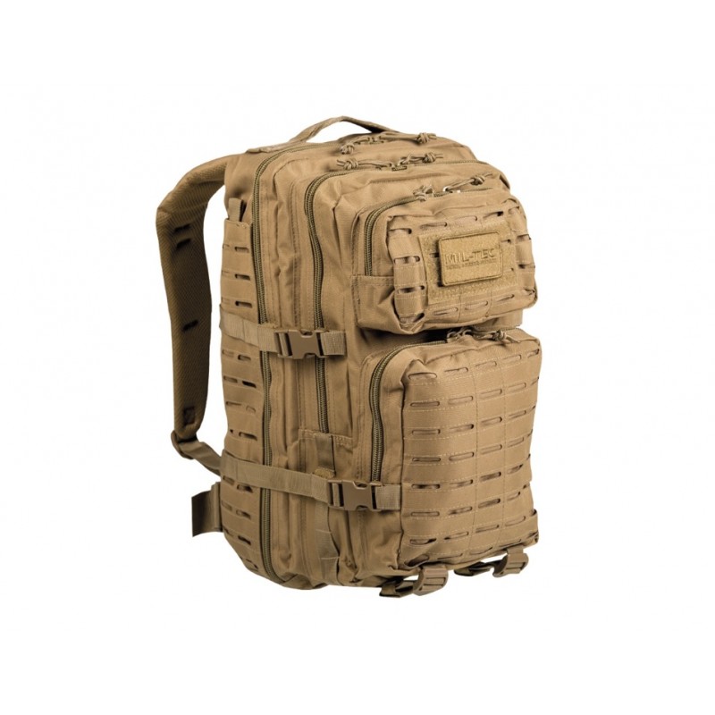 MIL-TEC ASSAULT BACKPACK MODEL U.S. LASER CUT - COYOTE- LARGE