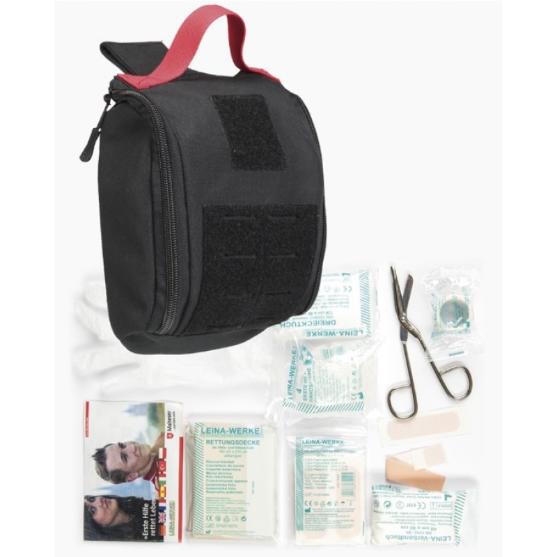 MIL-TEC IFAK - KIT DI PRIMO SOCCORSO INDIVIDUALE - TAGLIO LASER - NERO