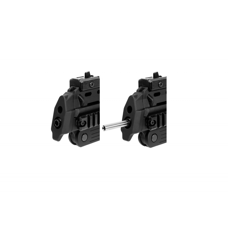 NINEBALL TOKYO MARUI MP7A1 CUSTOM OUTER BARREL WITH SHORT SAS (14MM REVERSE THREAD ADAPTER) 