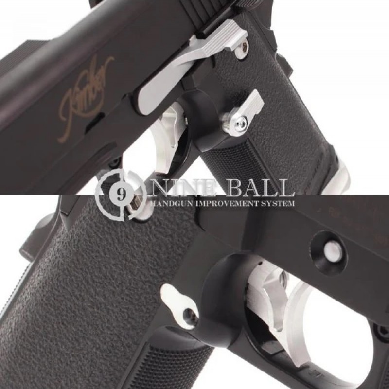 NINEBALL SGANCIO CARICATORE CUSTOM PER LA SERIE TOKYO MARUI HI-CAPA - ARGENTO