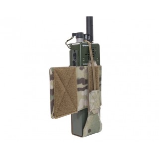 WARRIOR LASER CUT WING VELCRO MBITR/HARRIS RADIO POUCH - MULTICAM 