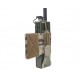 WARRIOR LASER CUT WING VELCRO MBITR/HARRIS RADIO POUCH - MULTICAM