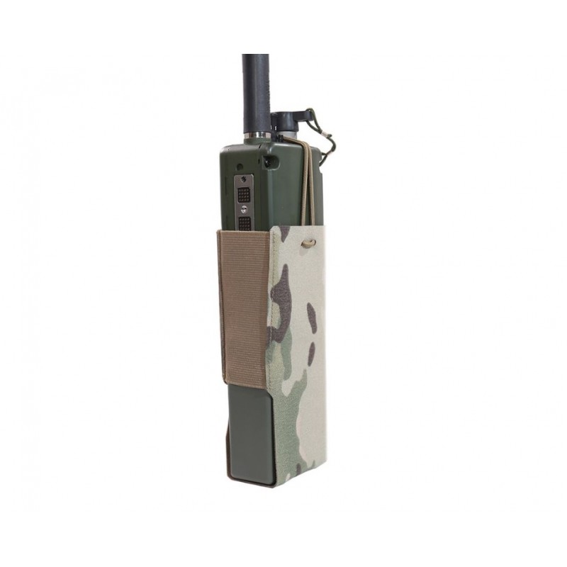WARRIOR LASER CUT WING VELCRO MBITR/HARRIS RADIO POUCH - MULTICAM