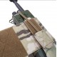 WARRIOR LASER CUT WING VELCRO MBITR/HARRIS RADIO POUCH - MULTICAM