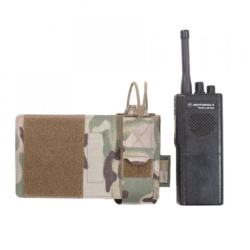 WARRIOR ASSAULT SYSTEM CUSTODIA PER RADIO REGOLABILE TAGLIATO AL LASER CON VELCRO - LATO SINISTRO - MULTICAM 