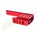 Custom CNC rail mount - DW 715 - Red 