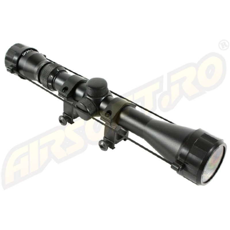 CANNOCCHIALE 3-9X40 + COLLARE MONTAGGIO