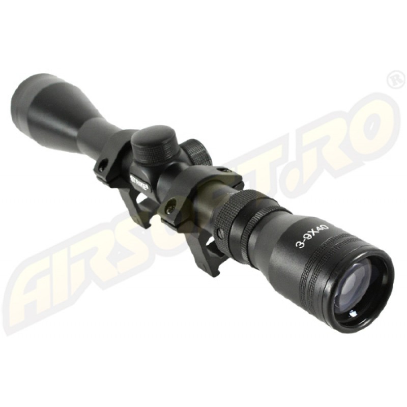 CANNOCCHIALE 3-9X40 + COLLARE MONTAGGIO
