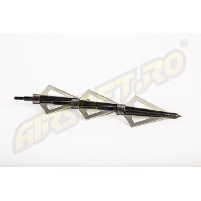 PUNTA RICAMBIO A 3 LAME PER BALESTRA - SET DE 3 BUCATI