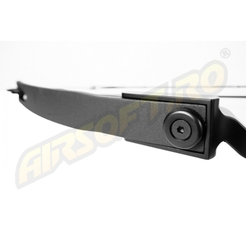 ARC MODEL COMPOUND DIN FIBRA DE STICLA - NEGRU / ARGINTIU
